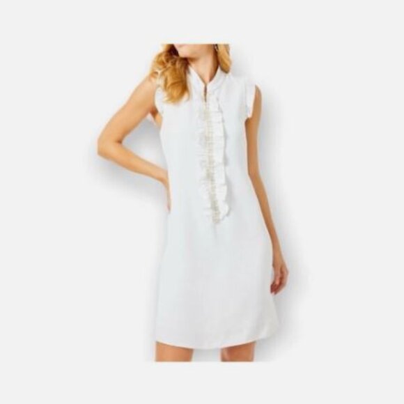 Lilly Pulitzer Adalee Shift Dress Resort White Size: 12 - Picture 1 of 6